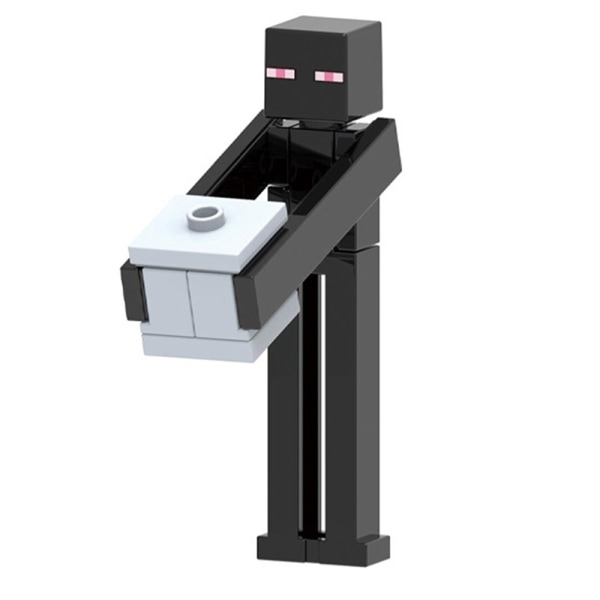 8X Minecraft Figur Byggstenar Järndocka Alex Figurleksak