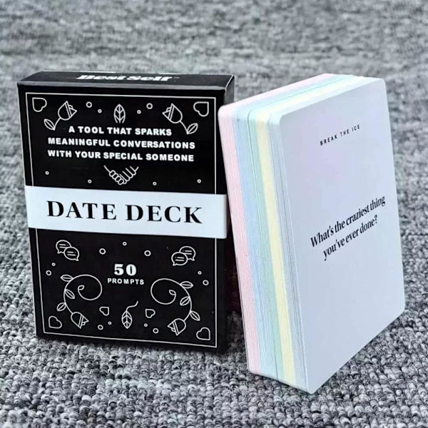 Date Deck -korttipeli pariskunnille – intiimi, hauska ja merkityksellinen treffi-illan aktiviteetti