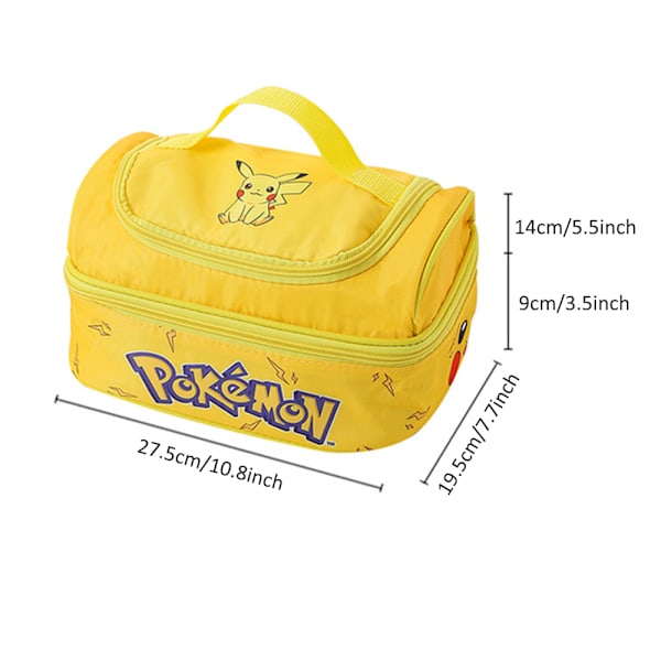 Cartoon Kids Girls Boys Bärbar Lunch Bag Skola Kontor Snack Mat Picknick Box Förvaring Pack #2