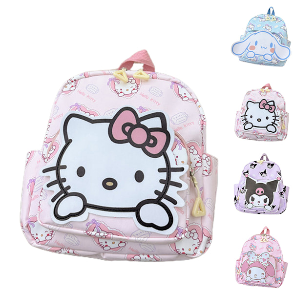 Sanrio Förskola Skolväska Cartoon Ryggsäck Grund- och Sekundärskolan Tillbaka Till Skolan Barn Student Axlar Väska Resa Ryggsäck Melody 23x18x10cm