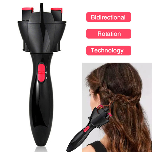 Gör-det-själv elektriska hårstylingverktyg Automatisk hårstickningsenhet