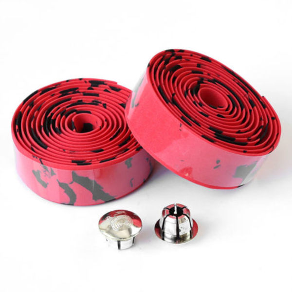 Sykkel Komfort Tape Håndtak Styrelind Black Red