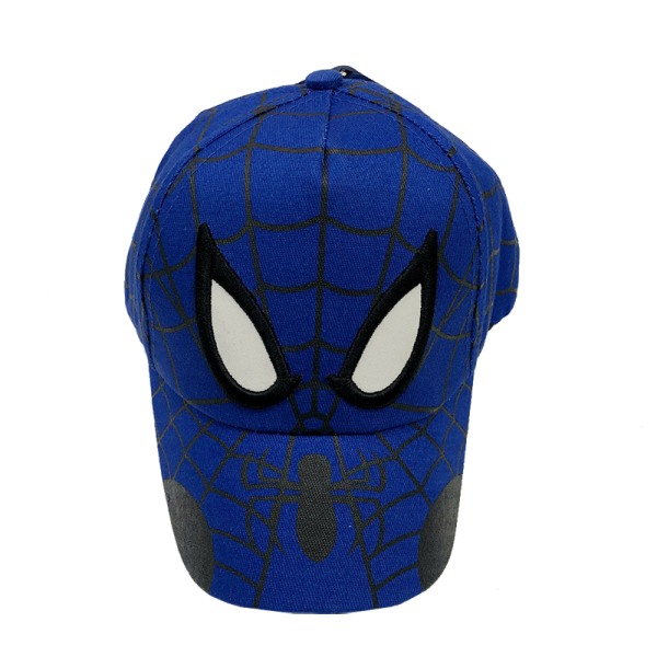 Spiderman Print Mode Barn Peacked hattar Blue