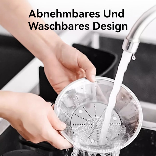 [Hurtig forsendelse] Juicer, 2-i-1 200W Juice Press Elektrisk - Juicer/Kaffekværn, Påfyldningsåbning 75 mm - To hastighedsindstillinger