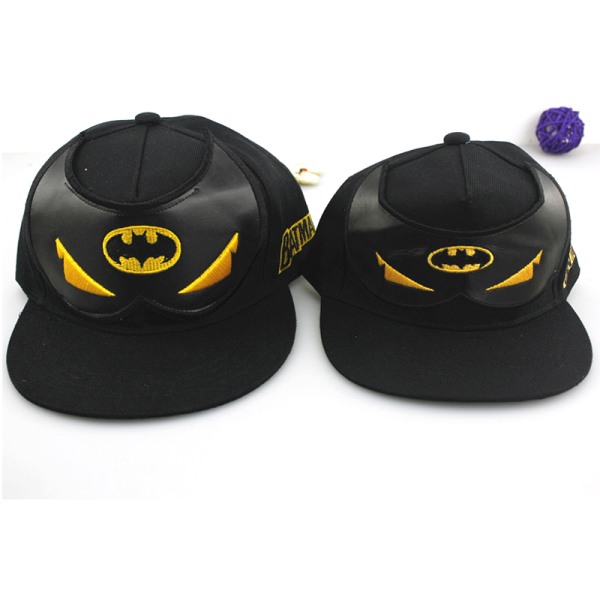 Batman Basebollkeps Barnkepsar Justerbara Solhattar Yellow