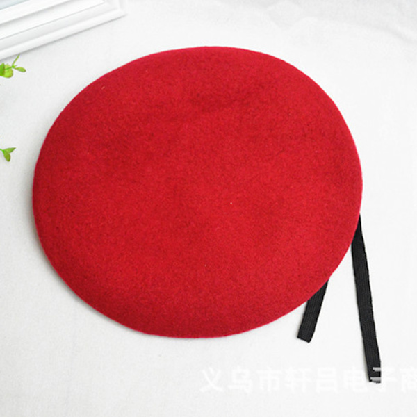 Herrar Armé Militär Soldat Uniform Keps Justerbar Utomhus Red - Wool
