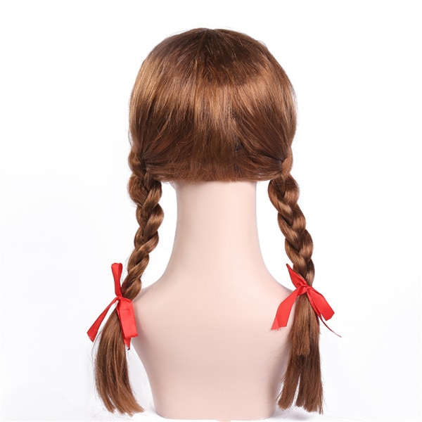 Halloween Annabell-peruk för kvinnor Cosplay Fancy Kostymtillbehör