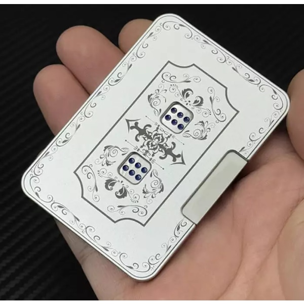 Kreativ mekanisk tärningssnurra, tärningssnurra i aluminiumlegering Fidget-leksak