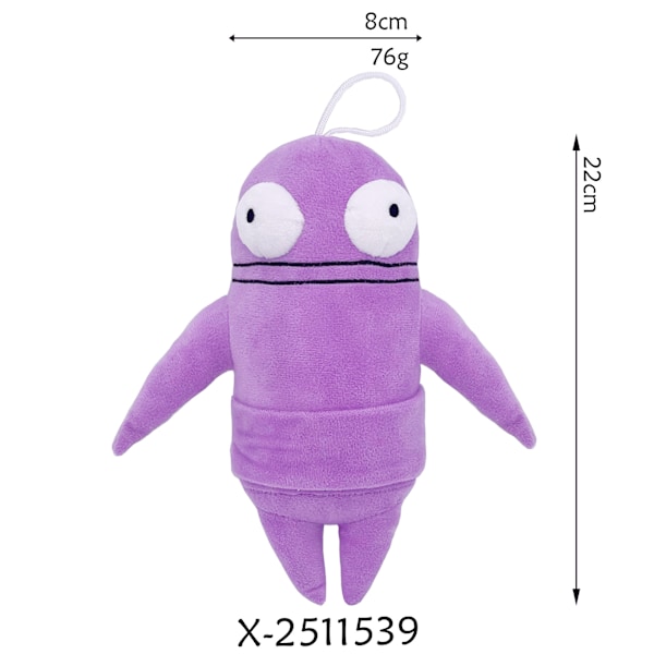 Semibots Plyschdocka Fyllda Videospel Robot Plyschleksak Tecknad Leksak 22cm Purple