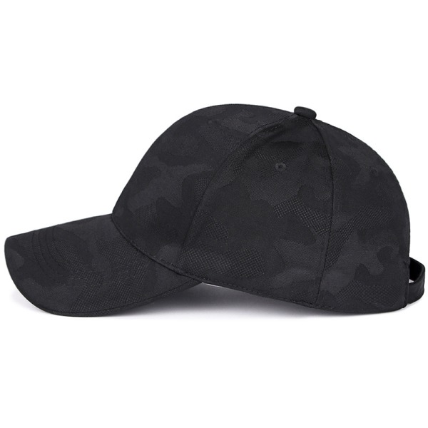 Basebollkeps Solid Böjd Visirhatt Sportboll Herrar Kvinnor Dark Blue