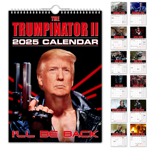 2025 Kalender - Väggkalender – Present till Supportrar