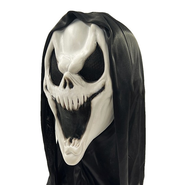 Halloween Mask Scream Ghostface Ghost Scary Horror Skull Latex Mask För Halloween Fest Cosplay B