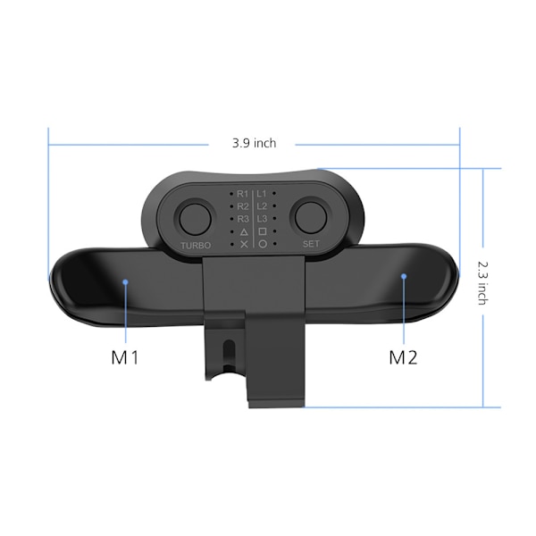 Paddlar Bakre Knappfäste PS4-Kontroll Extension Gamepad
