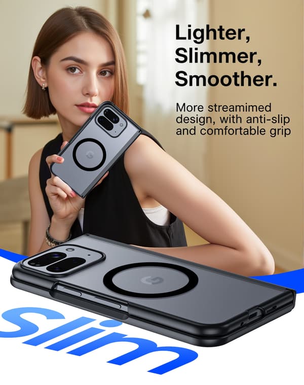 Magnetisk beskyttelsescover til Google Pixel 10 Pro Fold Black