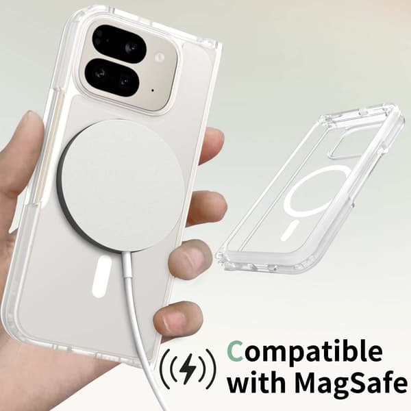 Matta magneettikotelo Google Pixel 11 Pro Foldille White