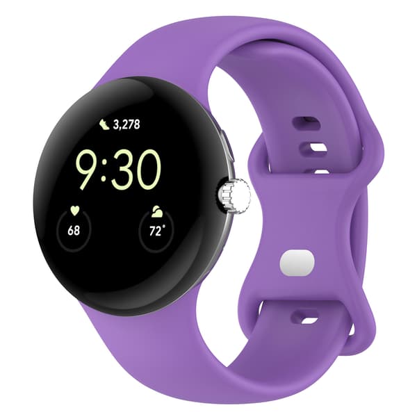 Silikonarmbånd til Google Pixel Watch 5 41mm Purple
