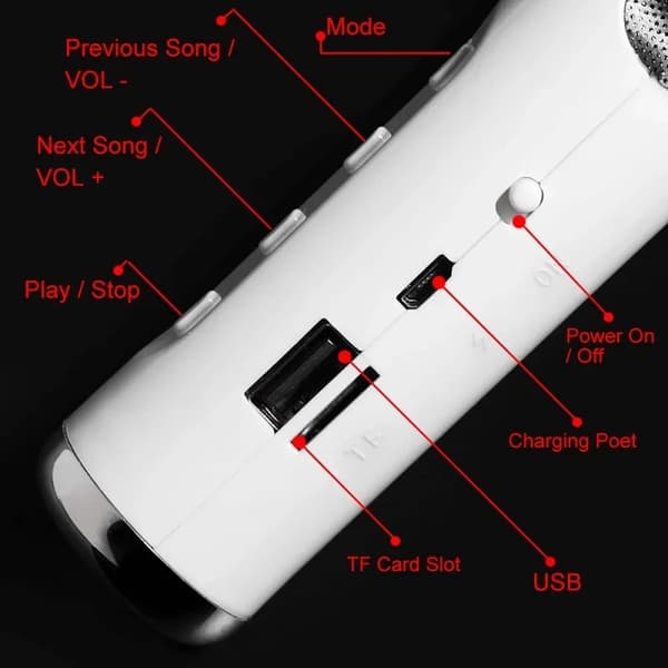 Extra stort Bluetooth headset högtalare, trådlöst Bluetooth ljud, MK201 Blue