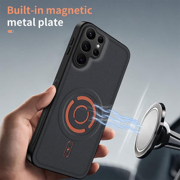 Magnetiskt droppskyddsfodral för Samsung Galaxy A57 Black