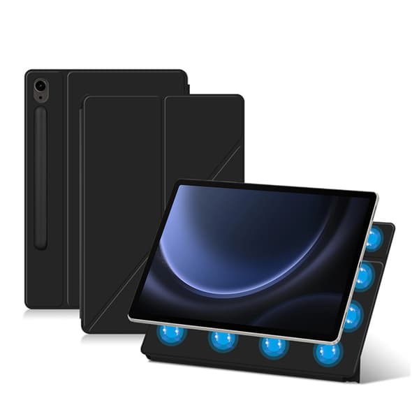 Magnetisk etui til SAMSUNG Slim Galaxy Tab S8 Plus 12,4 tommer Black