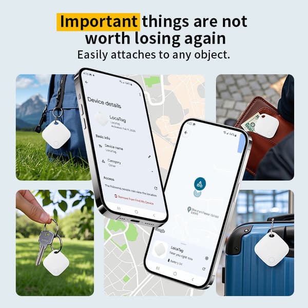 Mini Anti-tab Tracker Enhed Til Android Find Hub Pink