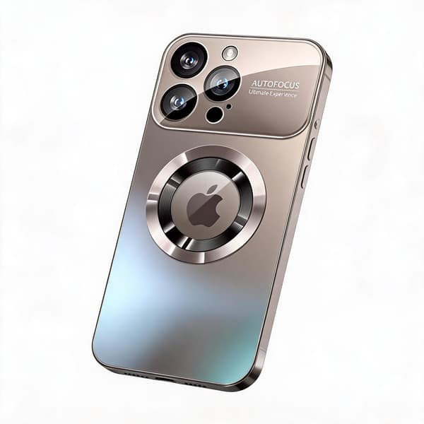 Magnetisk deksel til iPhone 18 Pro med linsebeskyttelse og anti-støvnett Gray