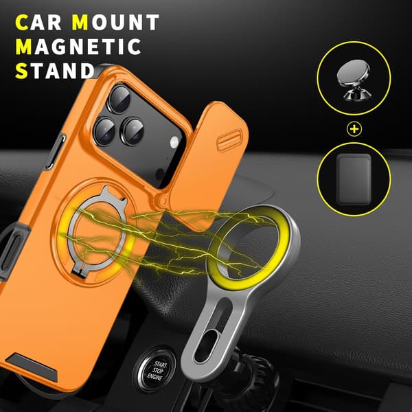 Beskyttelsesdeksel for iPhone 17 Pro Orange