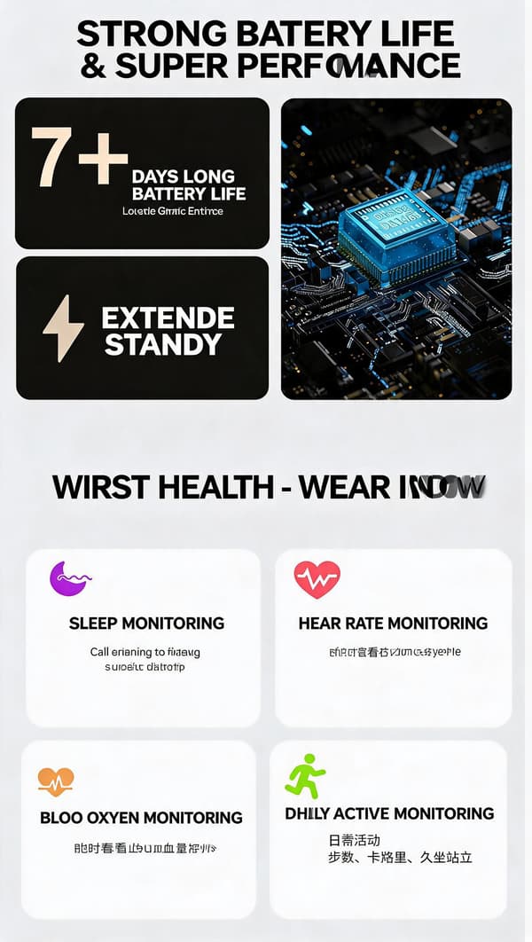 Smartring med ladeetui, for Android 5.0+ og iOS 10.0+, overvåker hjertefrekvens, SpO2, søvn og bevegelse (Størrelse 8) Gold