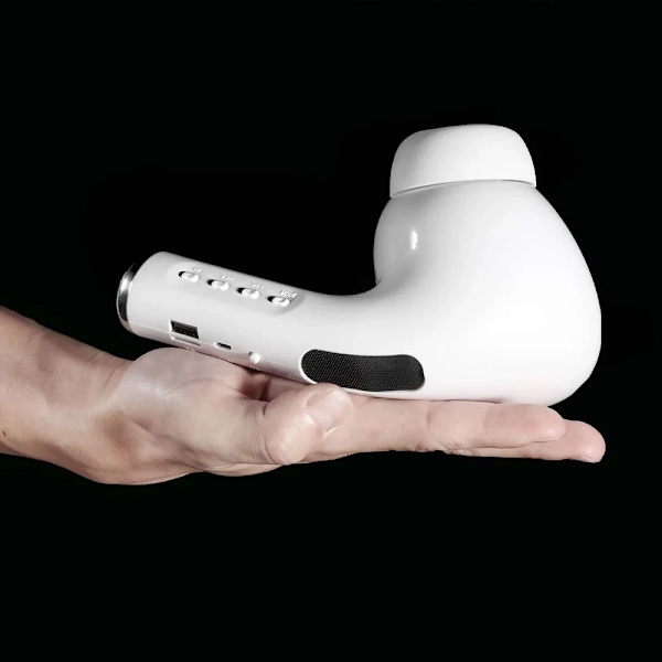 Extra stort Bluetooth headset högtalare, trådlöst Bluetooth ljud, MK201 White