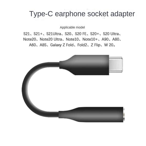 Adapter for SAMSUNG (USB-C - 3,5 mm Jack - 2 stk)