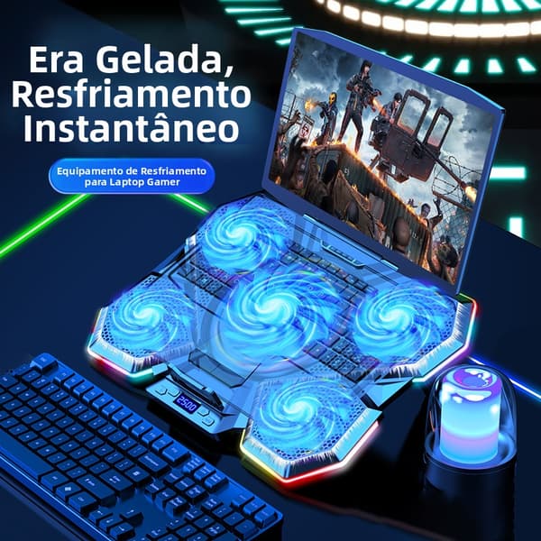 Justerbart Gaming Kølestativ til 12 til 17 tommer computere