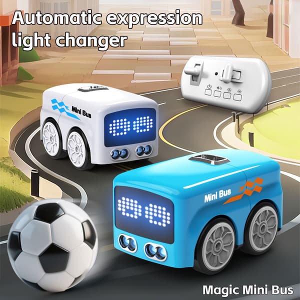 Smart lekebil for barn med fjernkontrollsensor, minibuss Blue