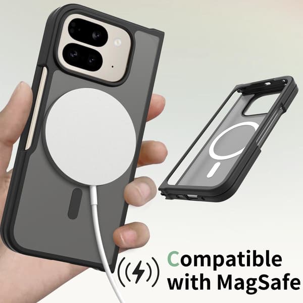 Matta magneettikotelo Google Pixel 11 Pro Foldille Black