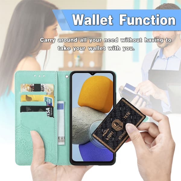 Præget flip-etui til Samsung Galaxy S26 Plus Rose Gold