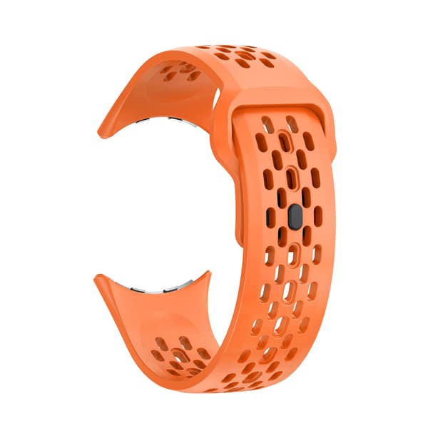 Pustende silikonrem til Google Pixel Watch 5 45mm Orange