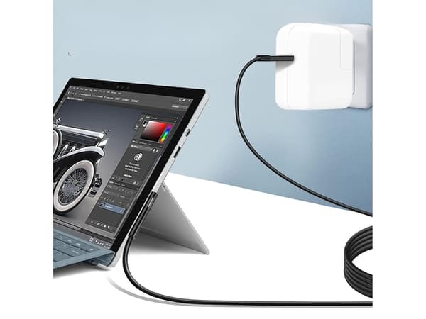 45W magnetisk USB-C ladekabel for Microsoft Surface pro3/4/5/6/7/8/GO