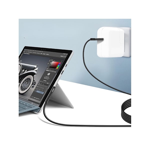 45W magnetisk USB-C opladerkabel til Microsoft Surface pro3/4/5/6/7/8/GO