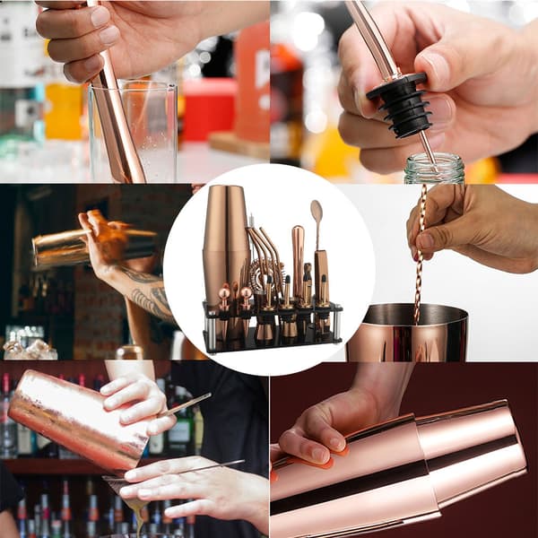 Bartender Kit: Det perfekte sæt til den ultimative baroplevelse - Sjov gave Black