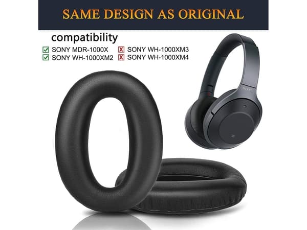 Øreputer til Sony Mdr-1000X Wh-1000Xm2 1 Par Gold