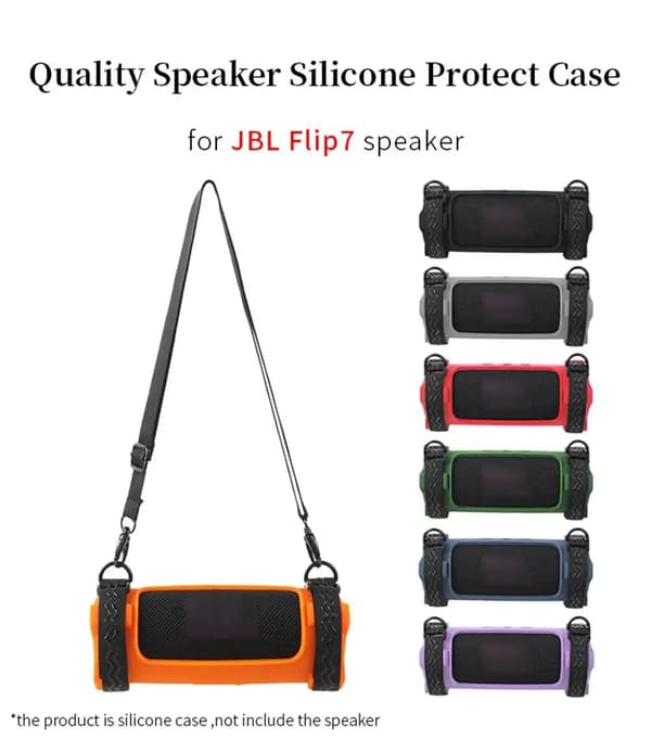 Silikonikotelo JBL Flip7:lle Blue