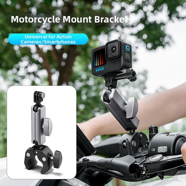 Cykelmontering til DJI OSMO Action og GOPRO lavet af aluminiumslegering