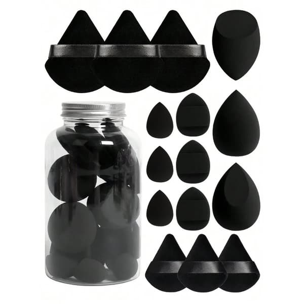 Sminksvampar Presentförpackning 15 x Miracle Complexion Sponges Black
