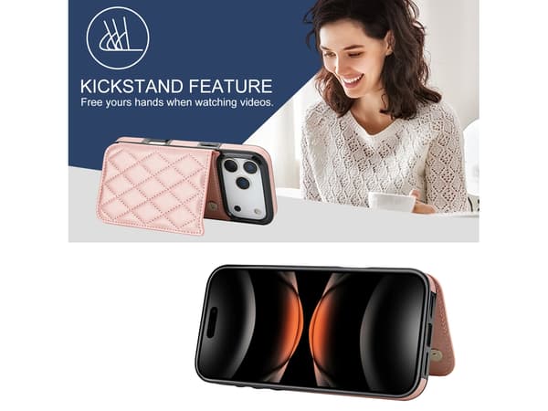 Plånboksfodral för iPhone 18 Pro Max med korthållare – Skyddande läderfodral Blue