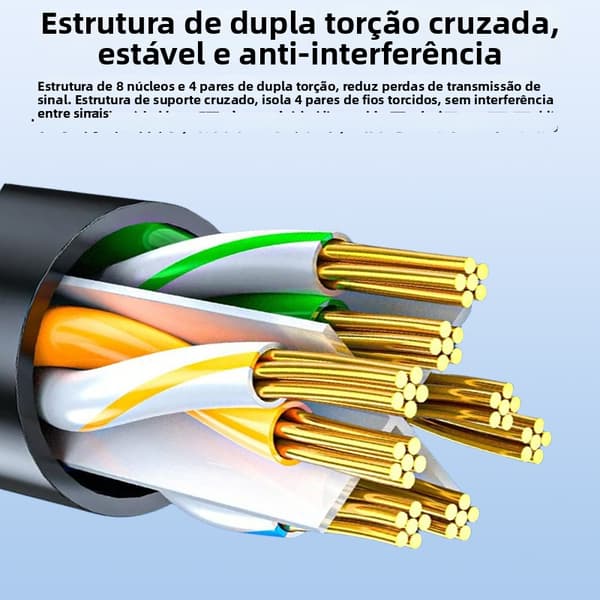 RJ45 UTP CAT6 -kaapeli (5 m) Black