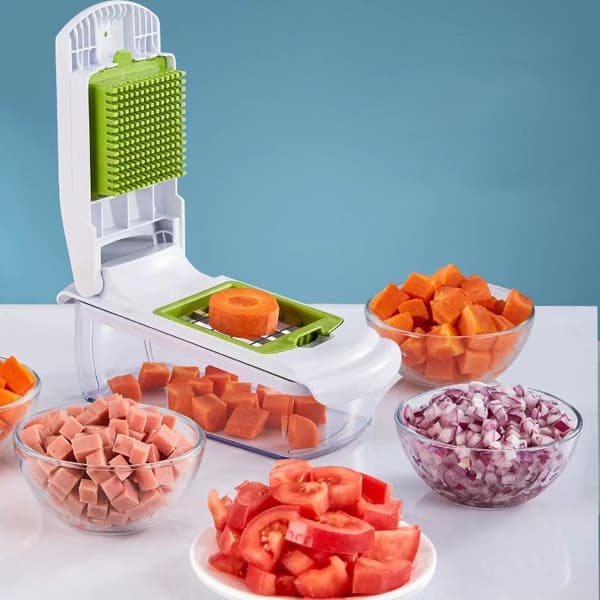 Multifunktionell grönsaksskärare (18-i-1) Green