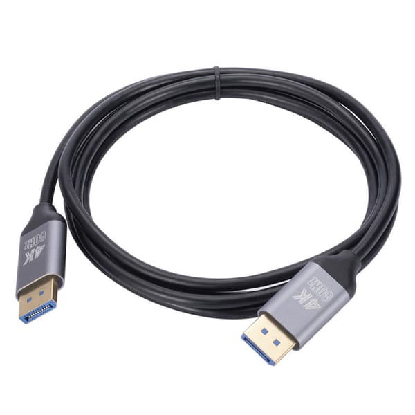4K DisplayPort-kabel, DP til DP, 1,8 m, 60 Hz