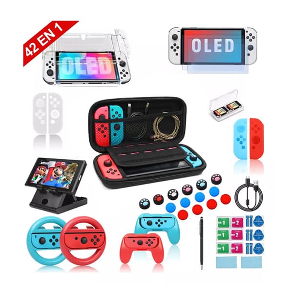 Nintendo Switch OLED 42-in-1 -laukku