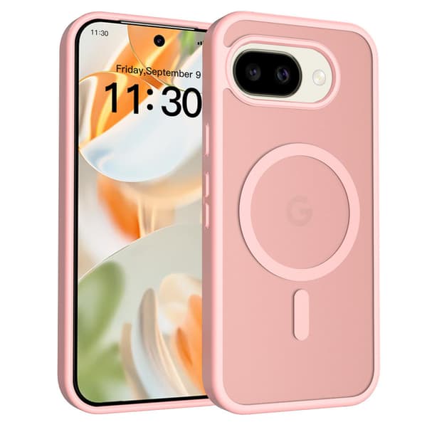 Magnetisk stødsikkert cover til Google Pixel 11 Pro Pink