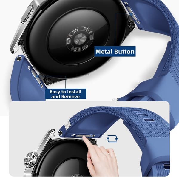 Åndbar silikonerem til Huawei Watch GT 7 46mm Starlight