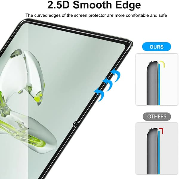 Härdat Glasskärmskydd, Splittersäkert och Bågresistent, För Oneplus Pad 2 2st