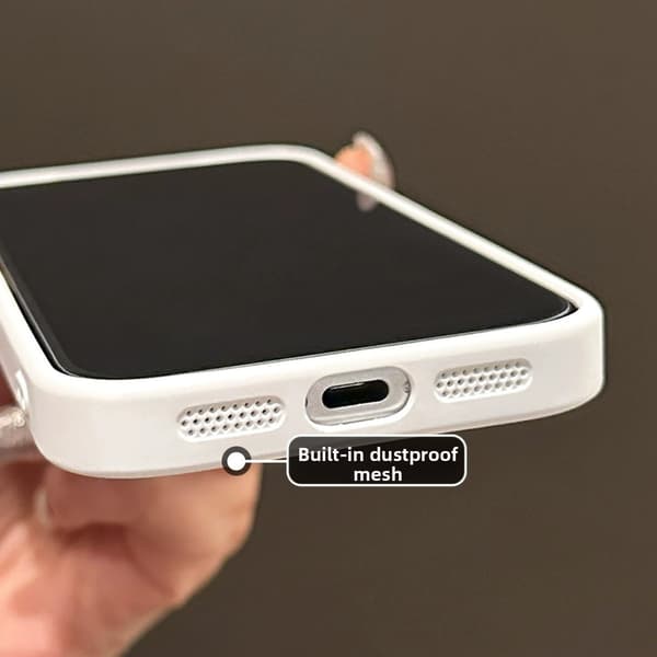 Suojakotelo iPhone 18 Pro Maxille peilillä ja pölysuojatulla verkolla Blue
